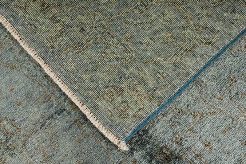 4x6 Blue and Gray Anatolian Traditional Rug