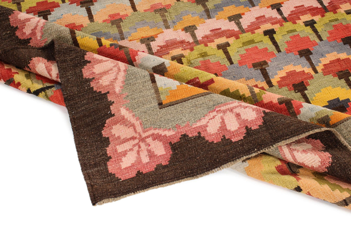 7x10 Multicolor Turkish Tribal Rug