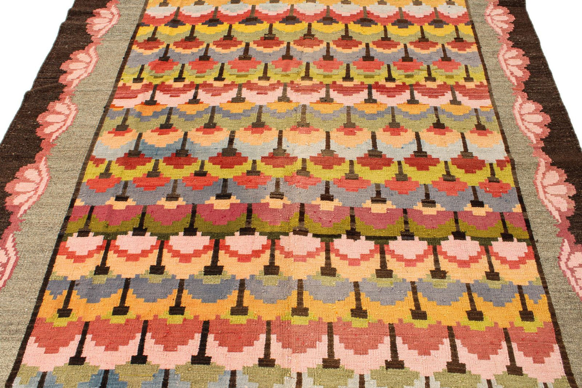 7x10 Multicolor Turkish Tribal Rug