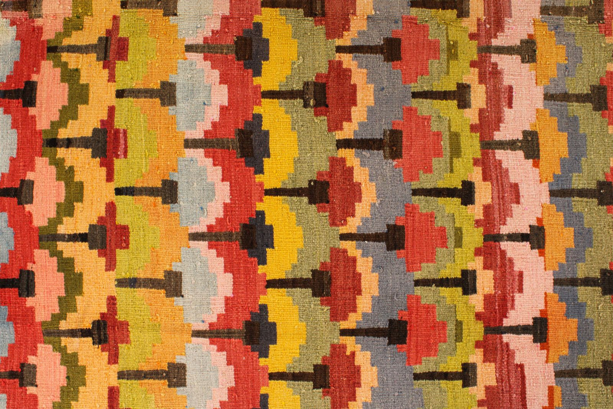 7x10 Multicolor Turkish Tribal Rug