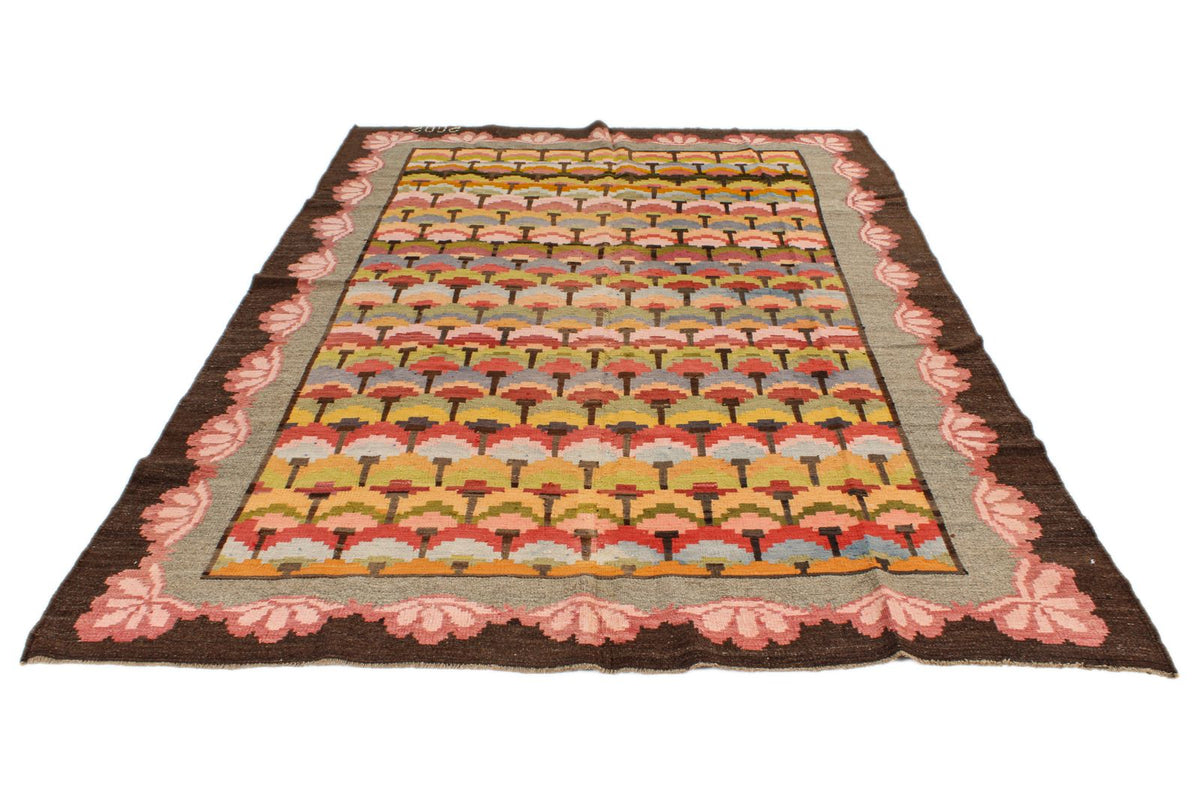 7x10 Multicolor Turkish Tribal Rug