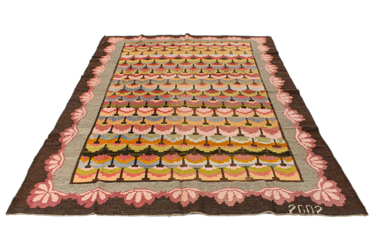 7x10 Multicolor Turkish Tribal Rug