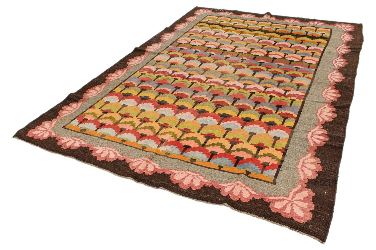 7x10 Multicolor Turkish Tribal Rug