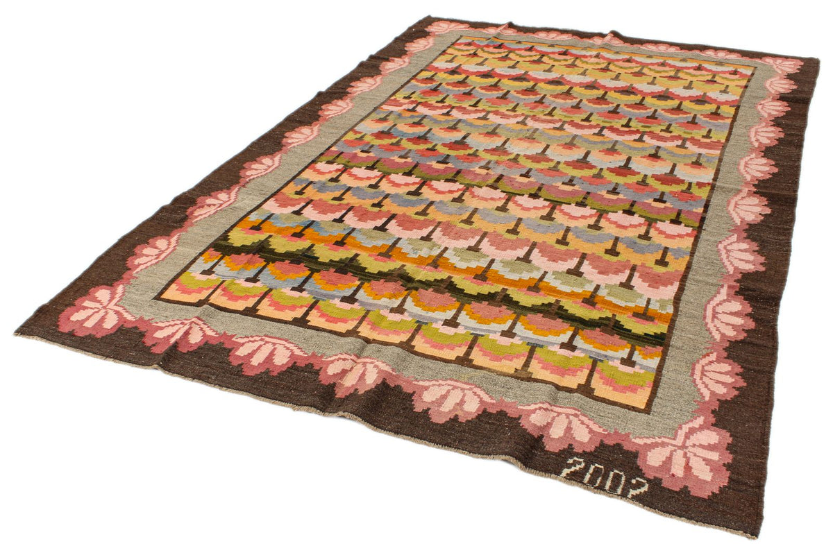 7x10 Multicolor Turkish Tribal Rug