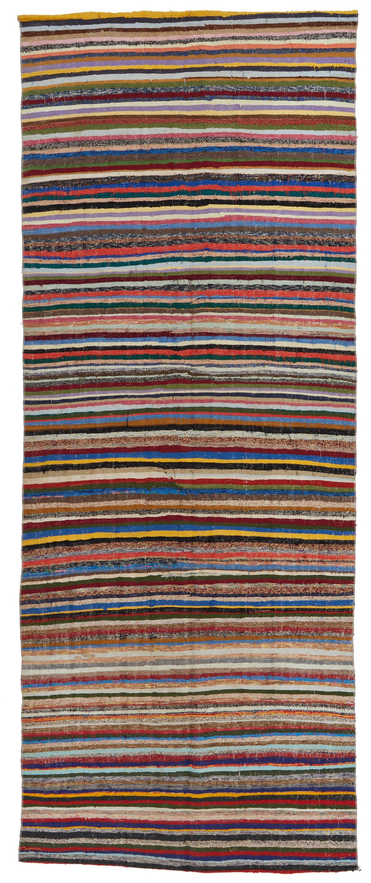 5x12 Multicolor Turkish Tribal Runner