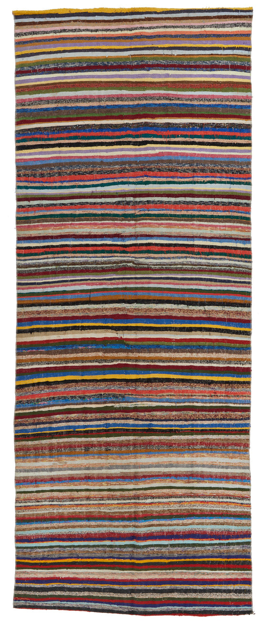 5x12 Multicolor Turkish Tribal Runner