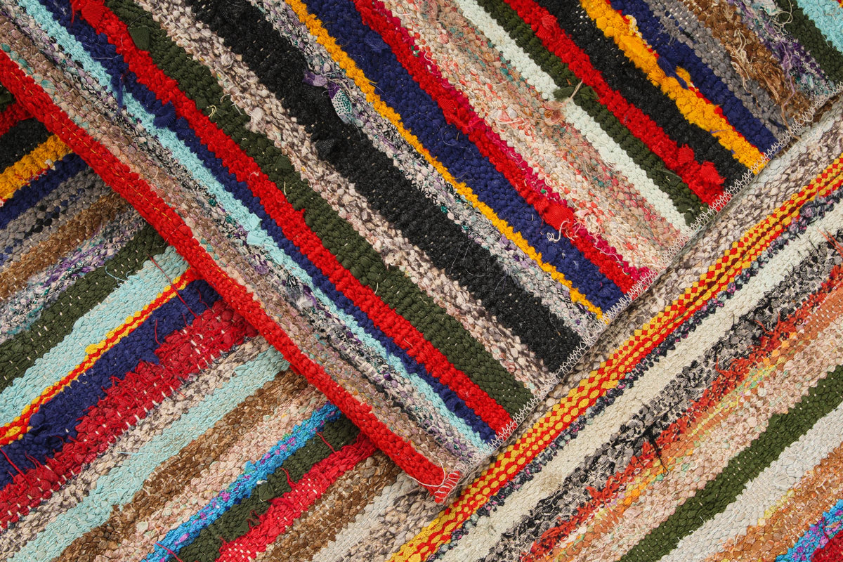 5x12 Multicolor Turkish Tribal Runner