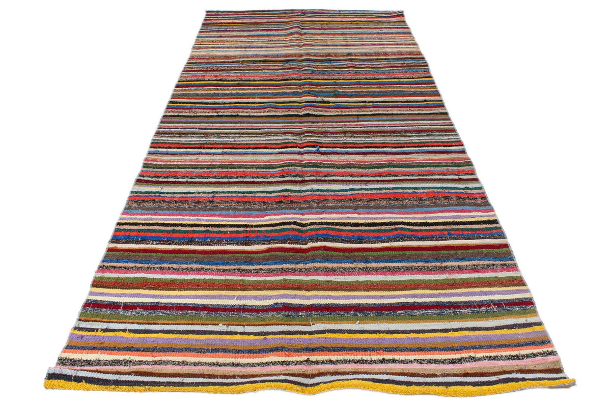 5x12 Multicolor Turkish Tribal Runner