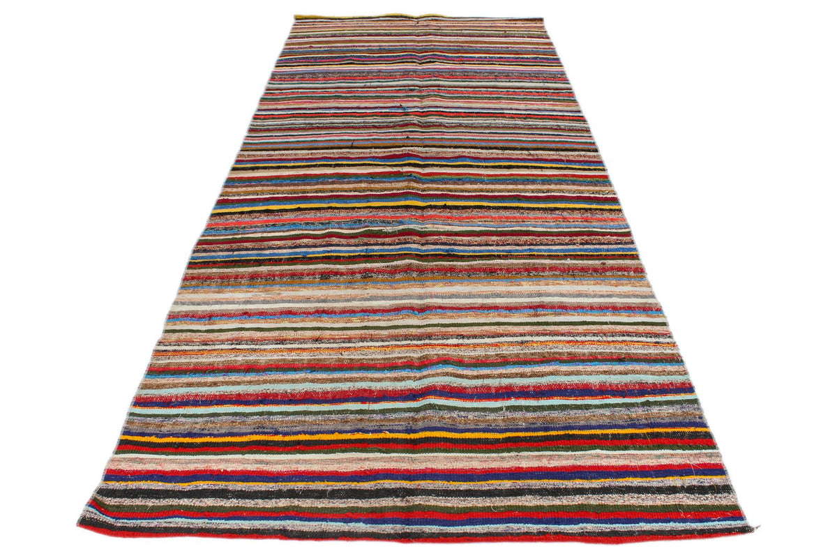 5x12 Multicolor Turkish Tribal Runner