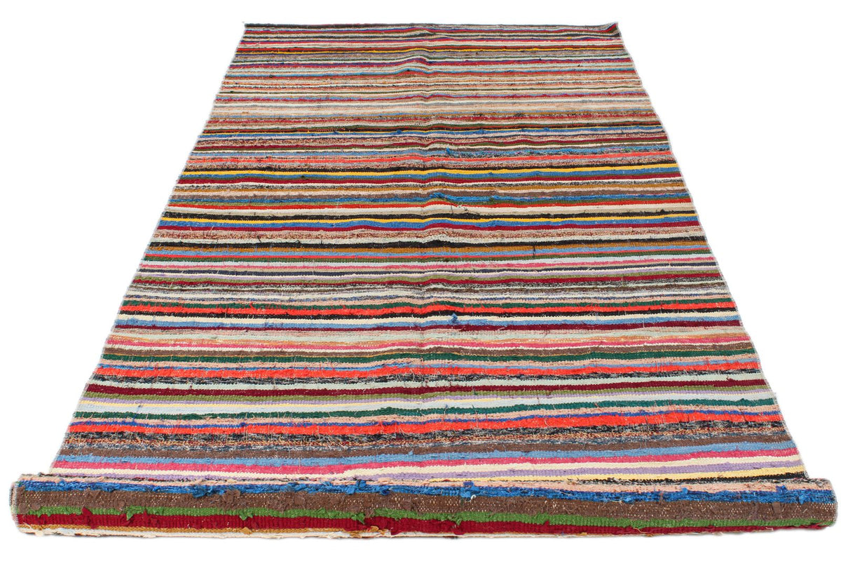 5x12 Multicolor Turkish Tribal Runner