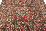 6x9 Red and Brown Anatolian Turkish Tribal Rug