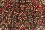 6x9 Red and Brown Anatolian Turkish Tribal Rug