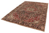 6x9 Red and Brown Anatolian Turkish Tribal Rug