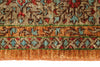 4x6 Brown and Multicolor Turkish Tribal Rug