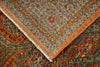 4x6 Brown and Multicolor Turkish Tribal Rug