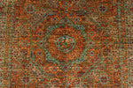 4x6 Brown and Multicolor Turkish Tribal Rug