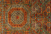 4x6 Brown and Multicolor Turkish Tribal Rug