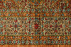 4x6 Brown and Multicolor Turkish Tribal Rug