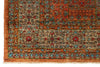 4x6 Brown and Multicolor Turkish Tribal Rug