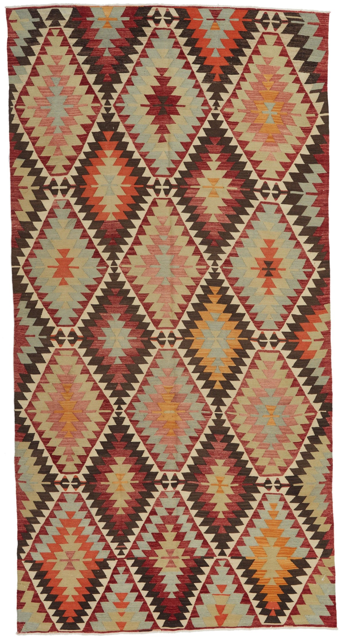 6x11 Multicolor Turkish Tribal Rug