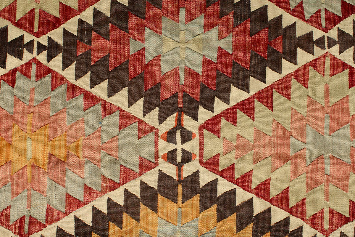6x11 Multicolor Turkish Tribal Rug