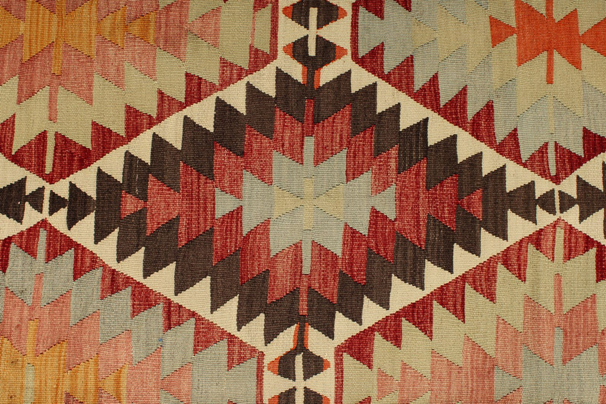 6x11 Multicolor Turkish Tribal Rug