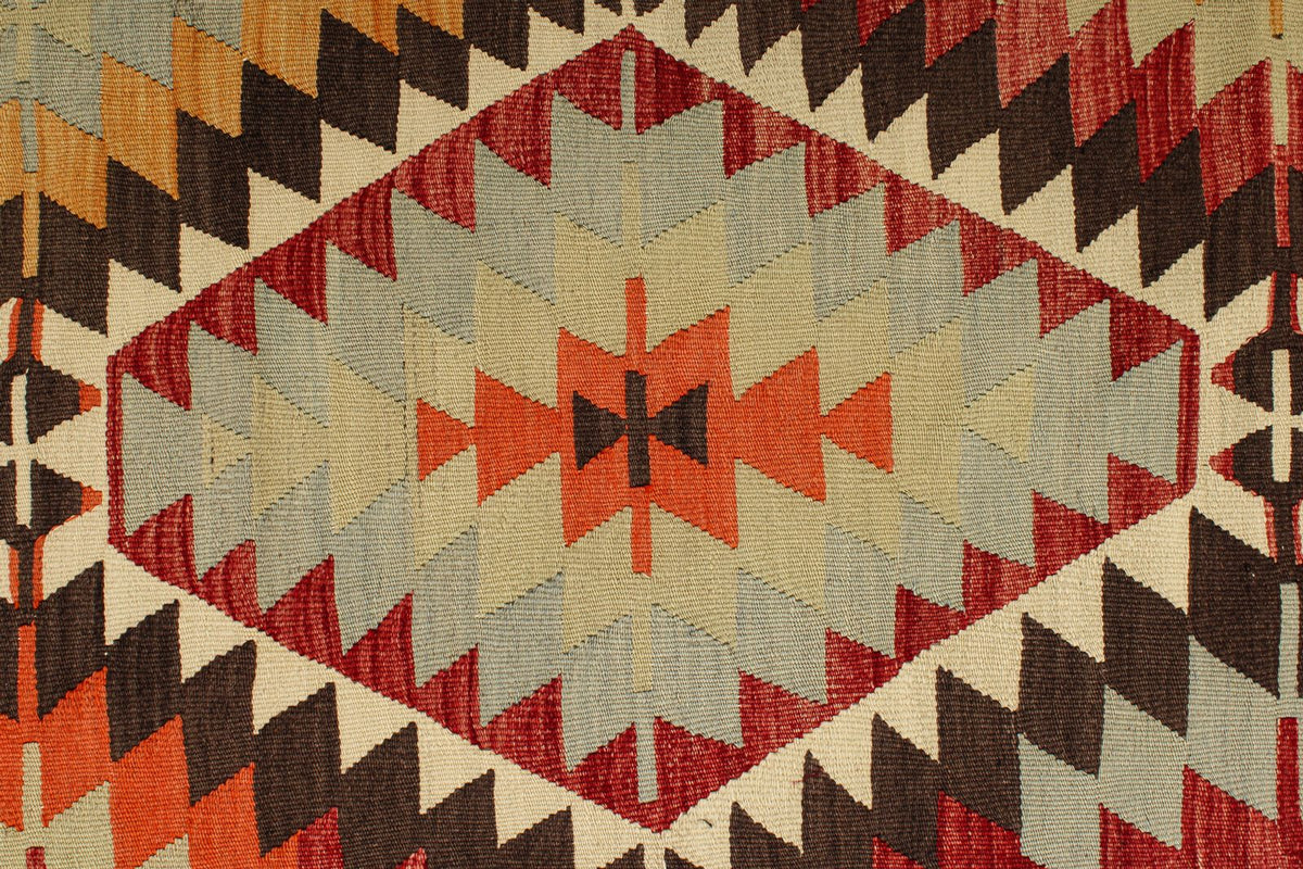 6x11 Multicolor Turkish Tribal Rug