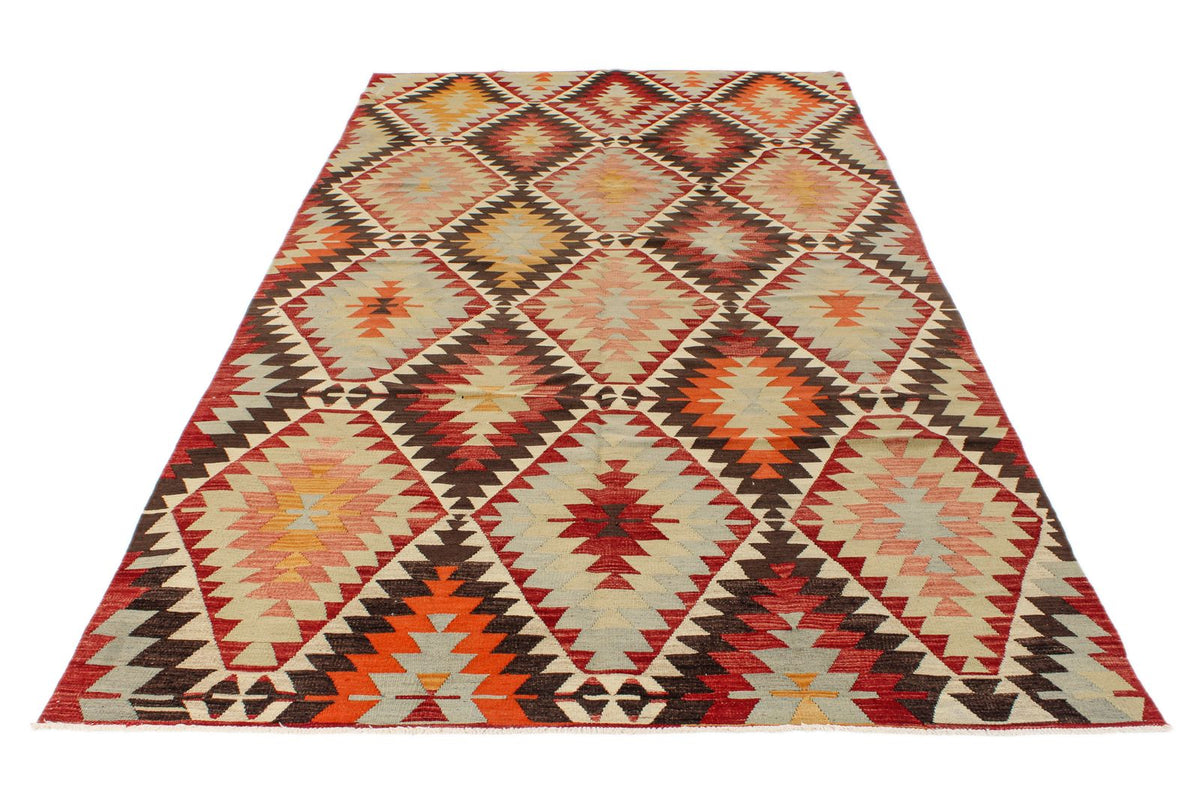 6x11 Multicolor Turkish Tribal Rug