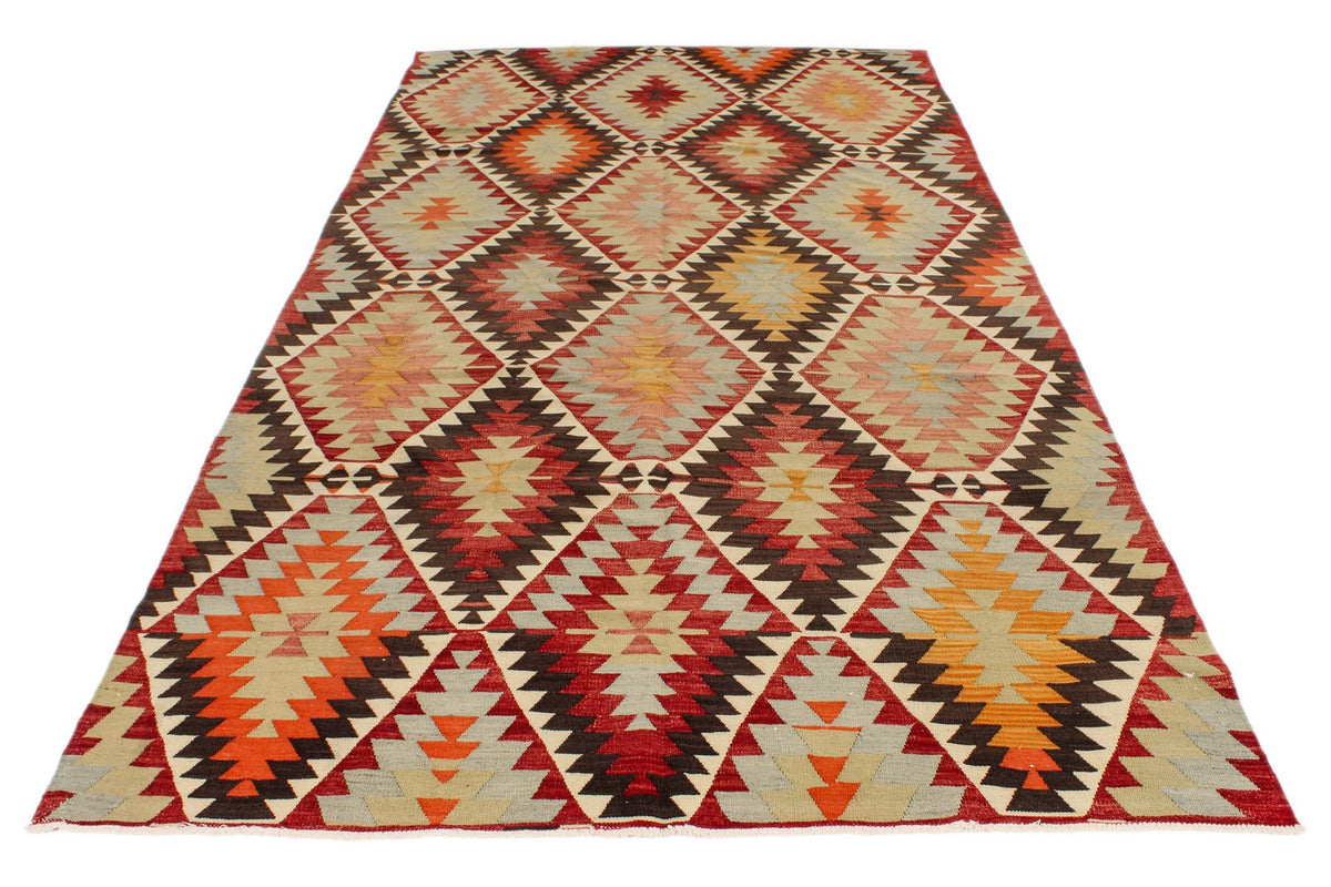 6x11 Multicolor Turkish Tribal Rug