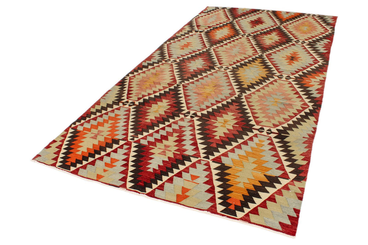 6x11 Multicolor Turkish Tribal Rug