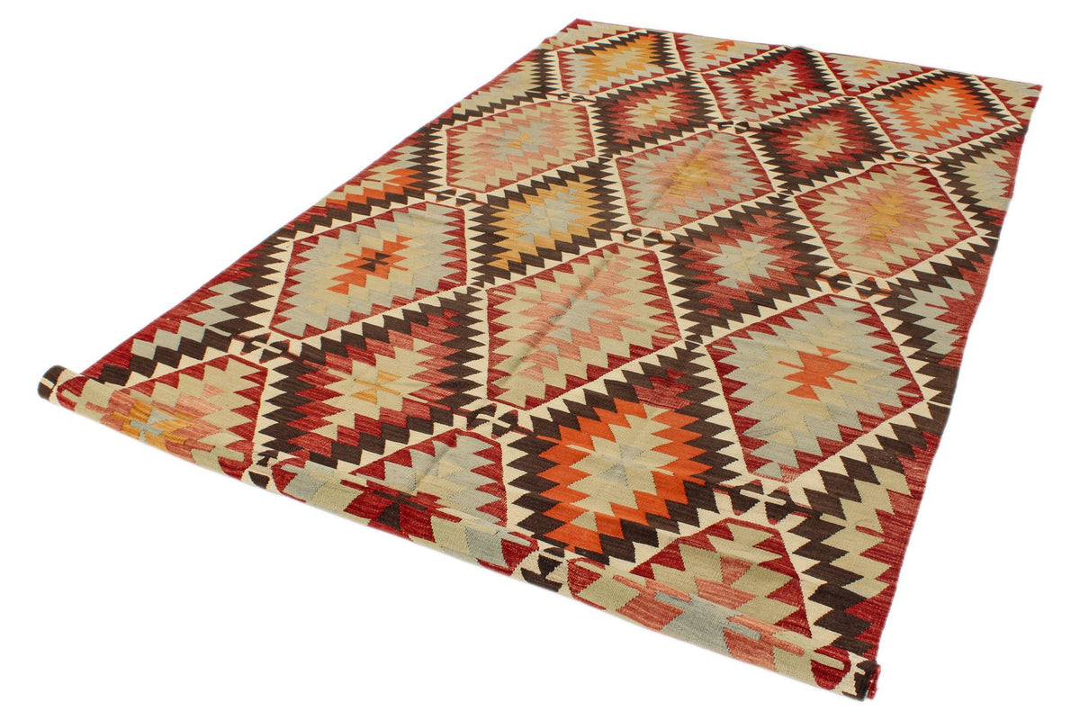 6x11 Multicolor Turkish Tribal Rug