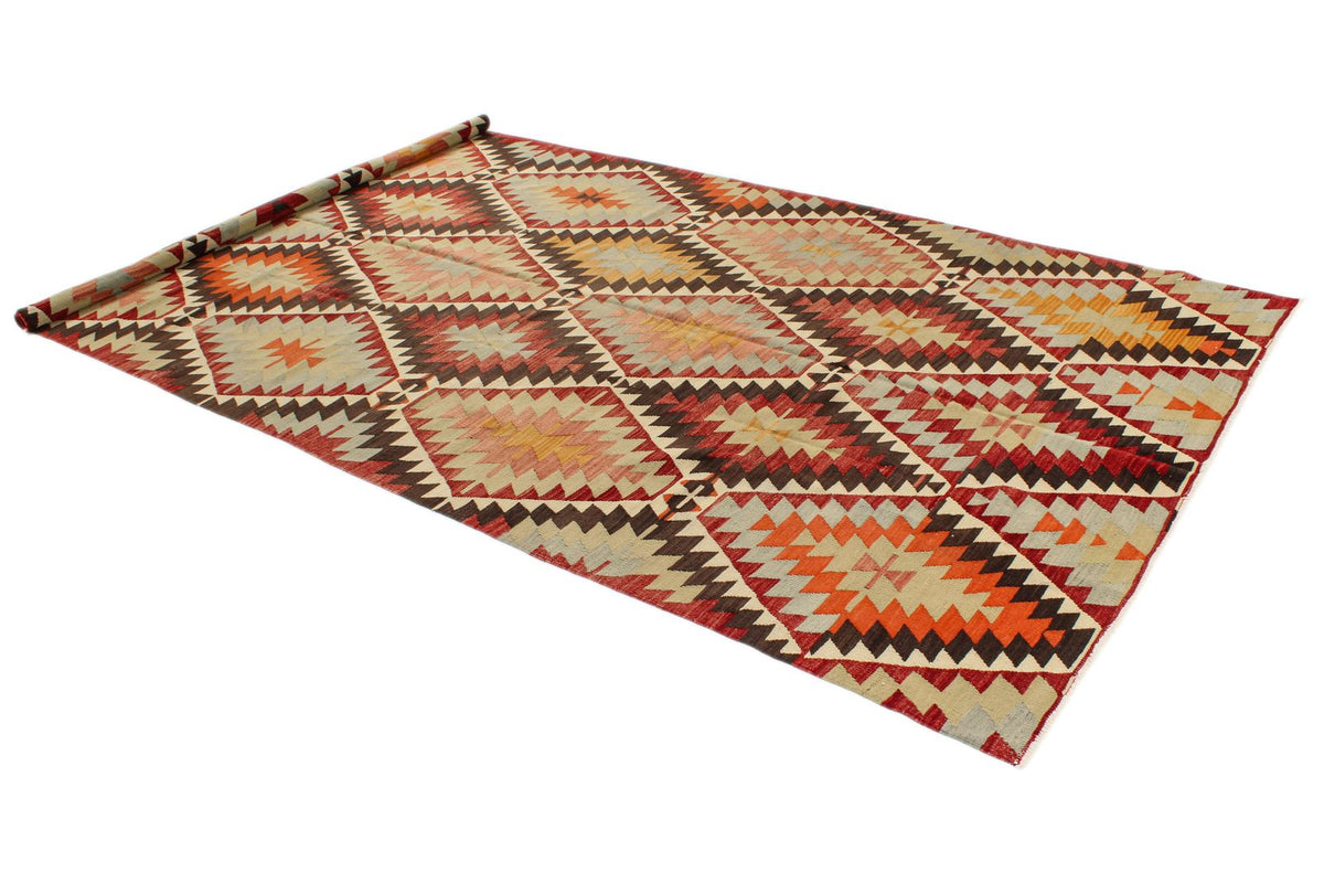 6x11 Multicolor Turkish Tribal Rug