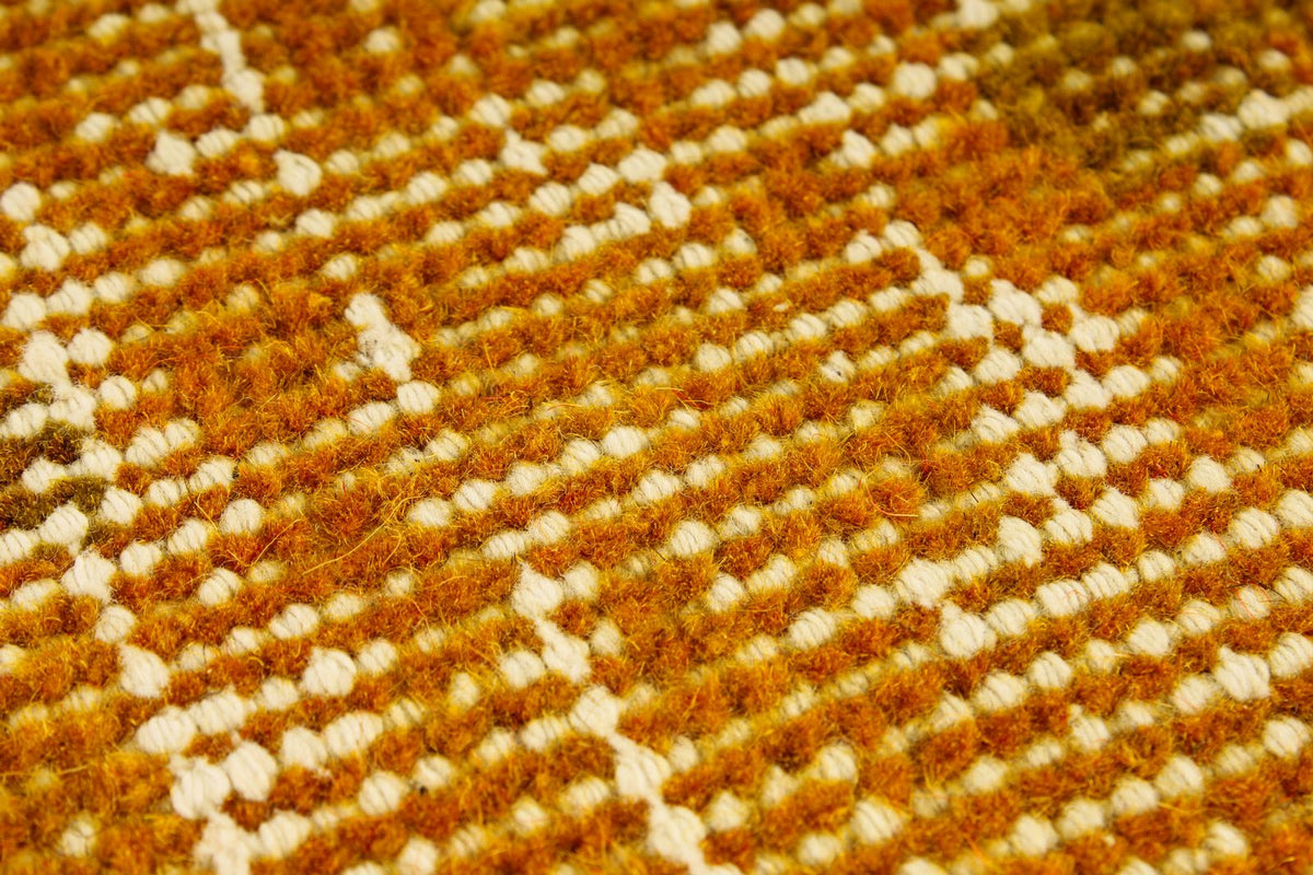 6x10 Yellow and Multicolor Turkish Overdyed Rug