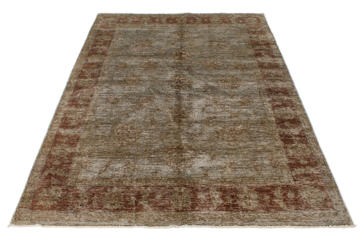 5x7 Gray and Brown Persian Rug