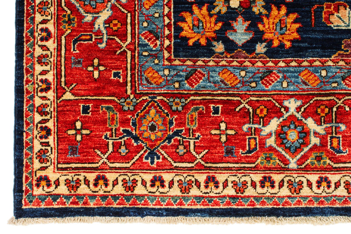 9x12 Red and Navy Anatolian Traditional Rug