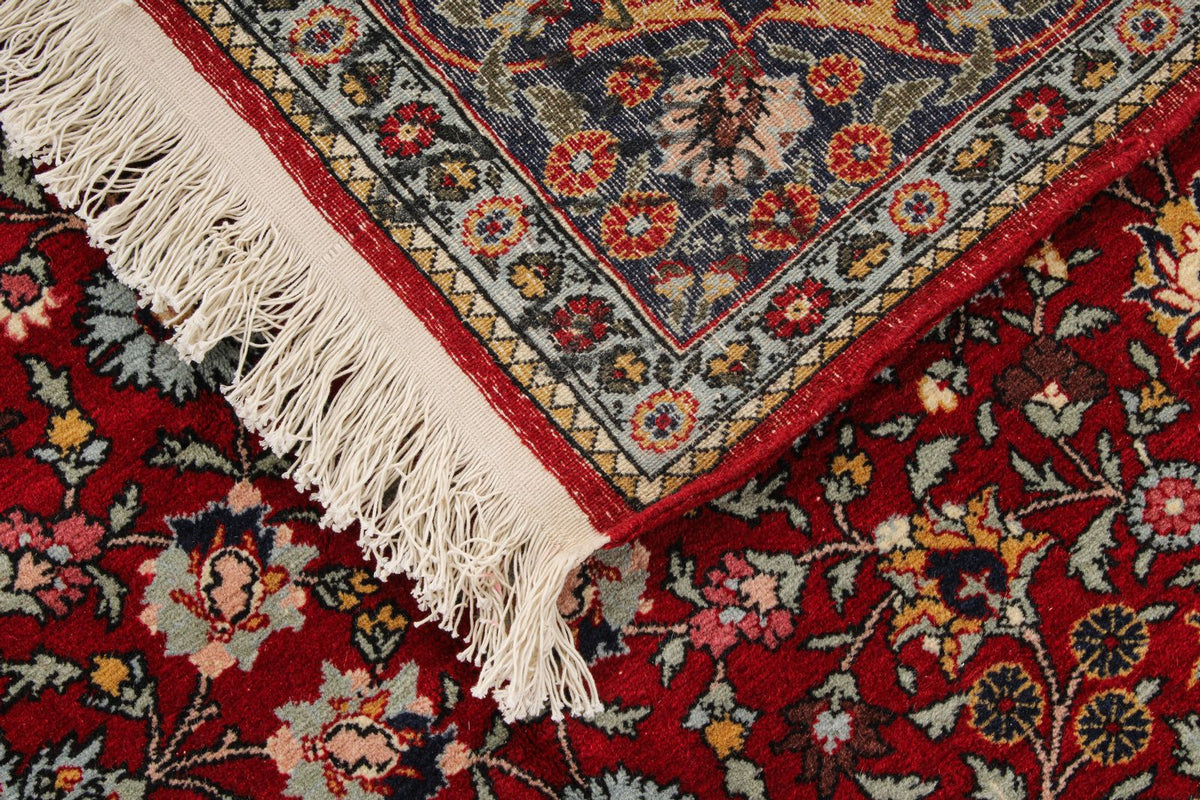 5x8 Burgundy and Navy Turkish Anatolia Rug