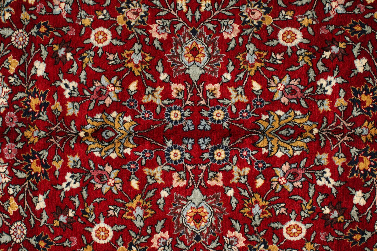 5x8 Burgundy and Navy Turkish Anatolia Rug