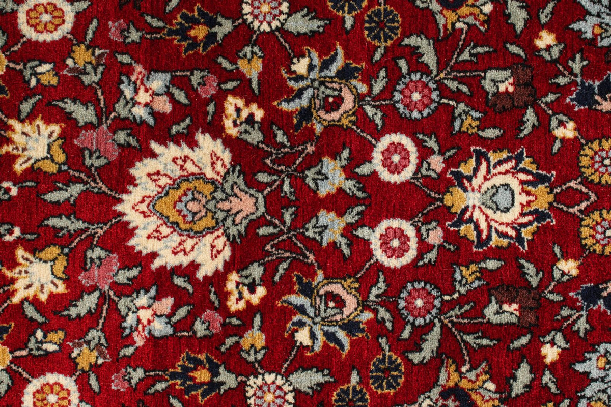 5x8 Burgundy and Navy Turkish Anatolia Rug