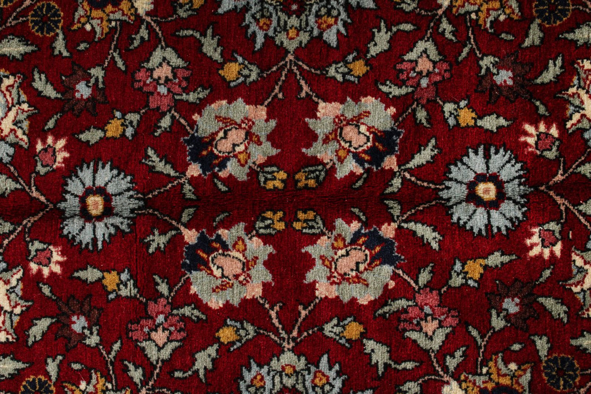 5x8 Burgundy and Navy Turkish Anatolia Rug