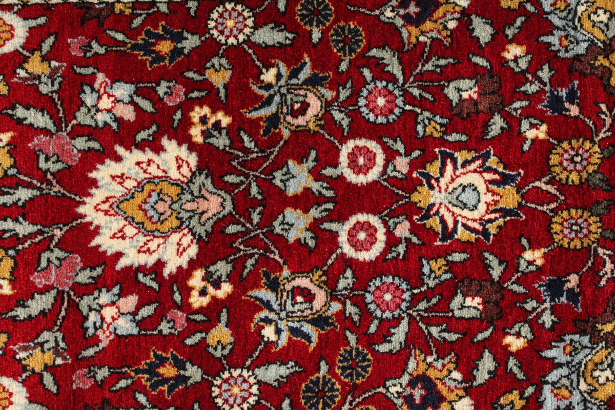 5x8 Burgundy and Navy Turkish Anatolia Rug
