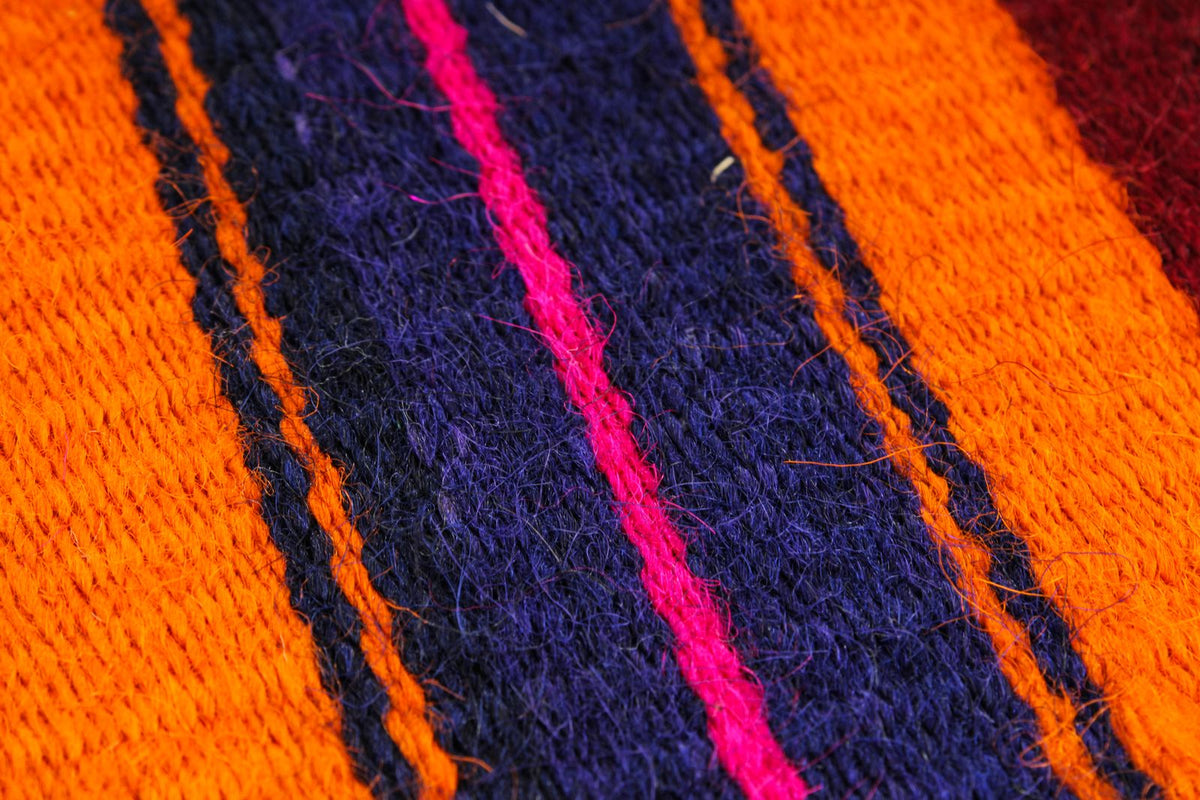 5x10 Red and Multicolor Turkish Tribal Rug