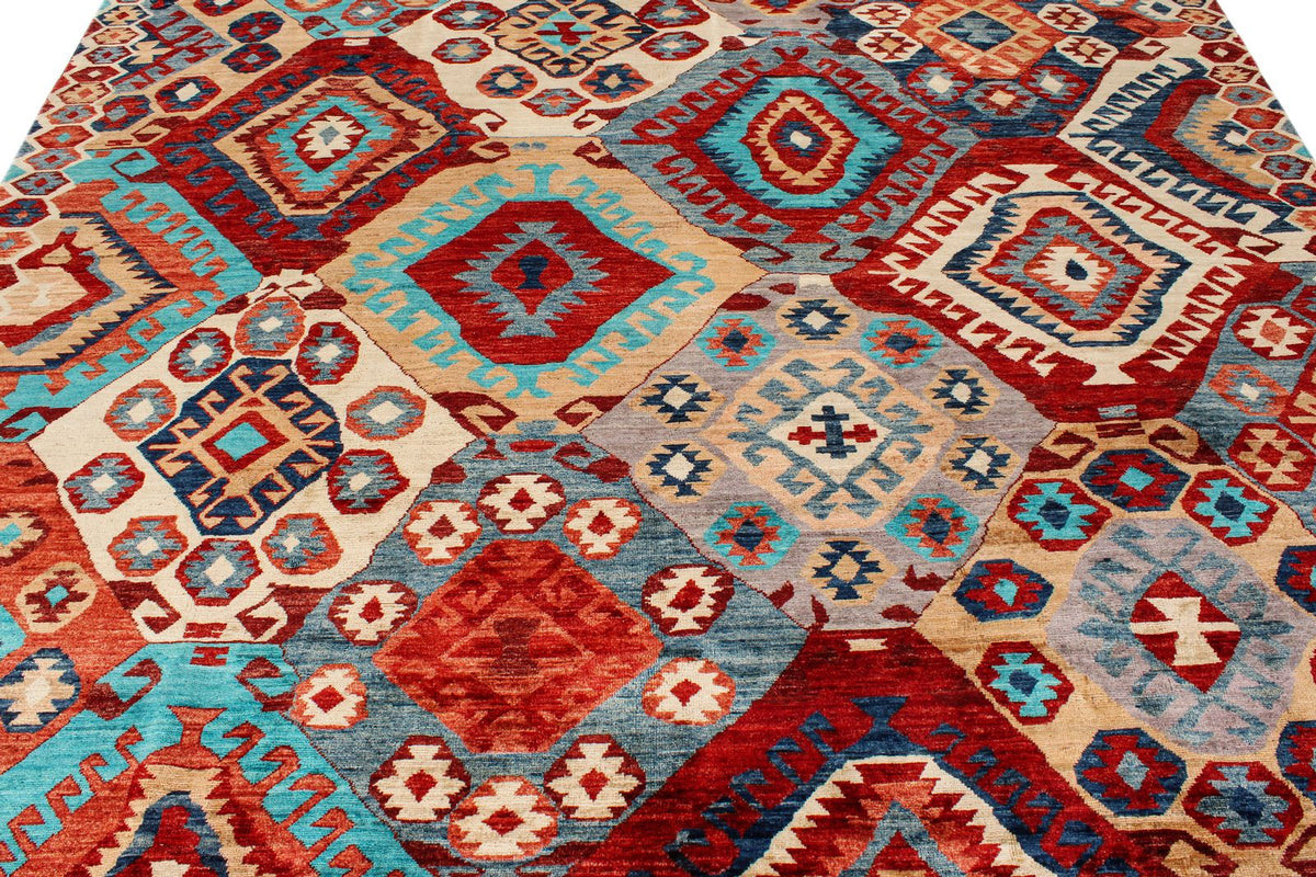 8x10 Multicolor Anatolian Traditional Rug