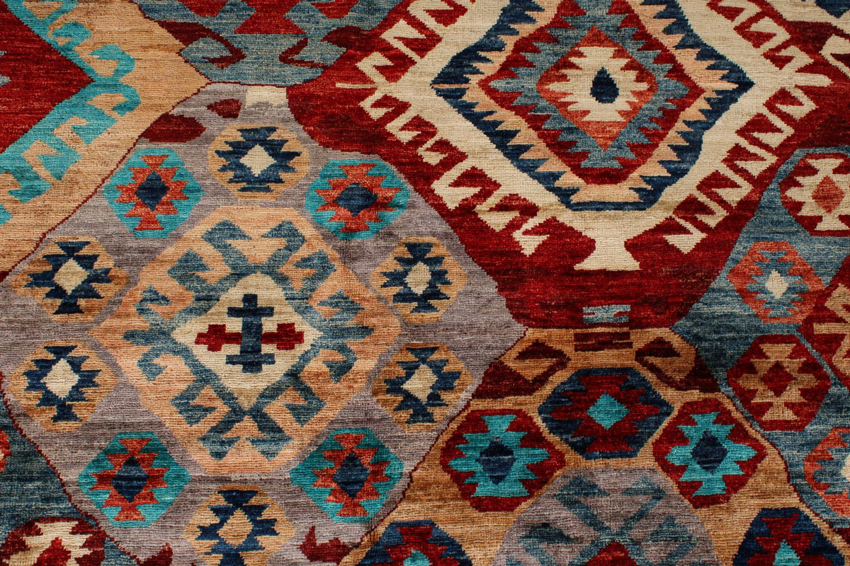 8x10 Multicolor Anatolian Traditional Rug