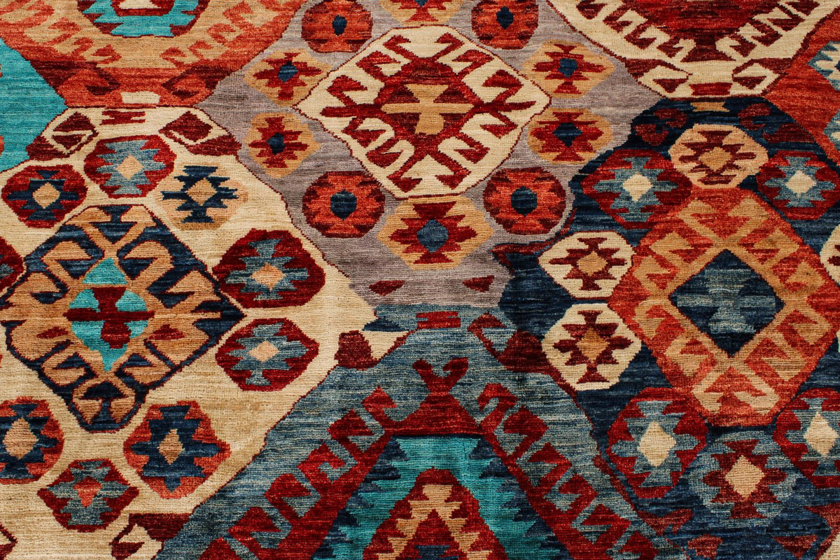 8x10 Multicolor Anatolian Traditional Rug