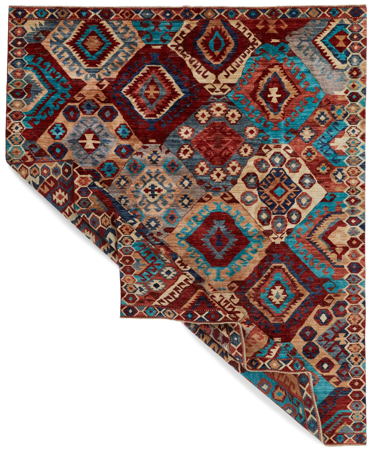8x10 Multicolor Anatolian Traditional Rug