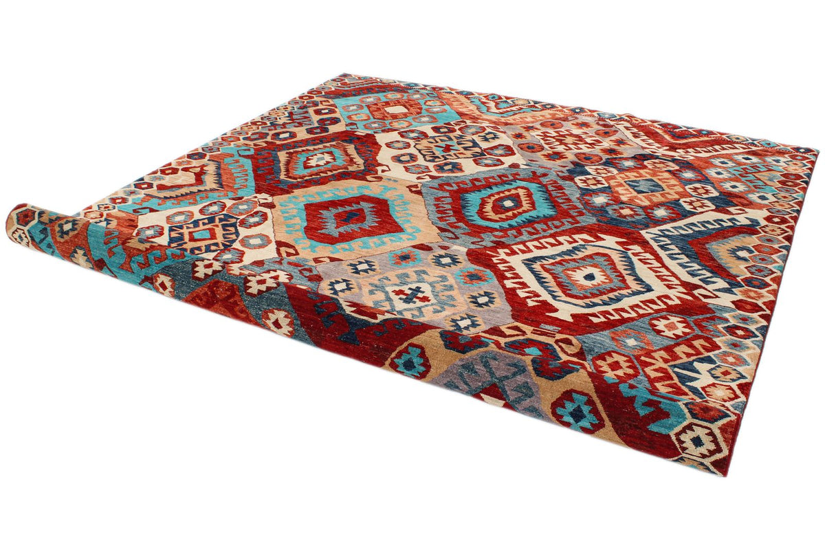 8x10 Multicolor Anatolian Traditional Rug