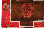 5x12 Brown and Red Anatolian Turkish Tribal Runner