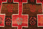 5x12 Brown and Red Anatolian Turkish Tribal Runner