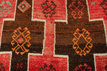 5x12 Brown and Red Anatolian Turkish Tribal Runner