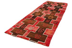 5x12 Brown and Red Anatolian Turkish Tribal Runner